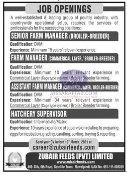 Opportunities for veterinary professionals at commercial layer and broiler breeder farm