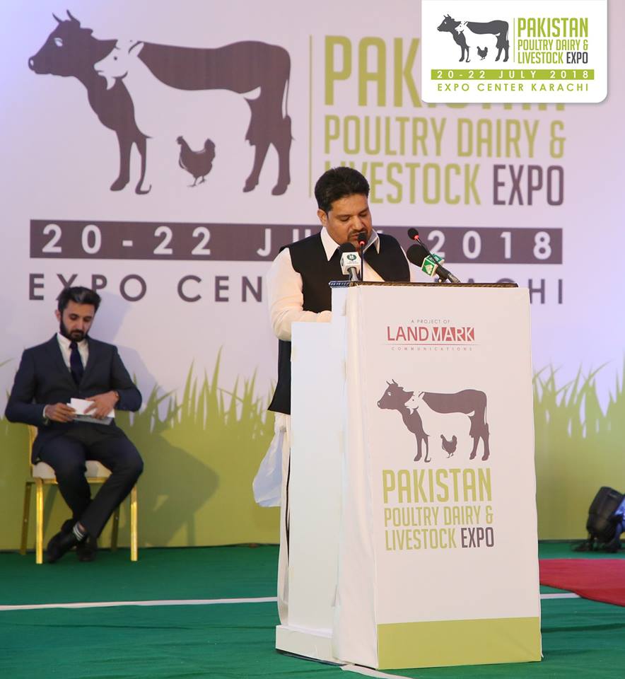 Shakir Umar Gujjar at Dairy Expo by DCFA Pakistan