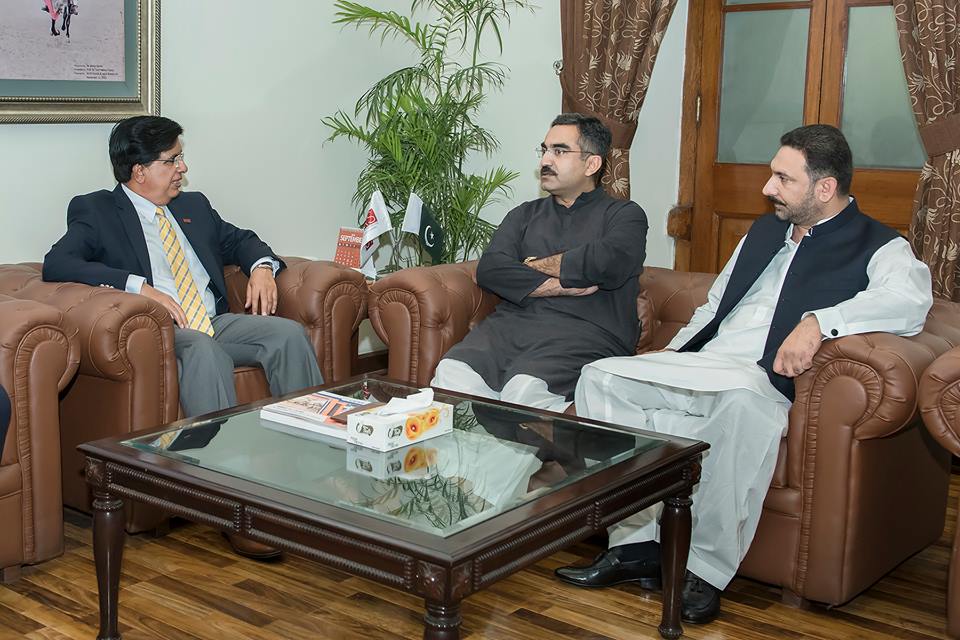 Meeting of Minister Livestock Sardar Husnain Bahadar Dreshak