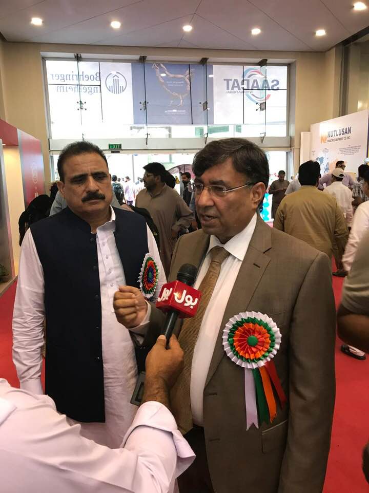 Dr. Hanif Nazi Ch at Poultry Expo