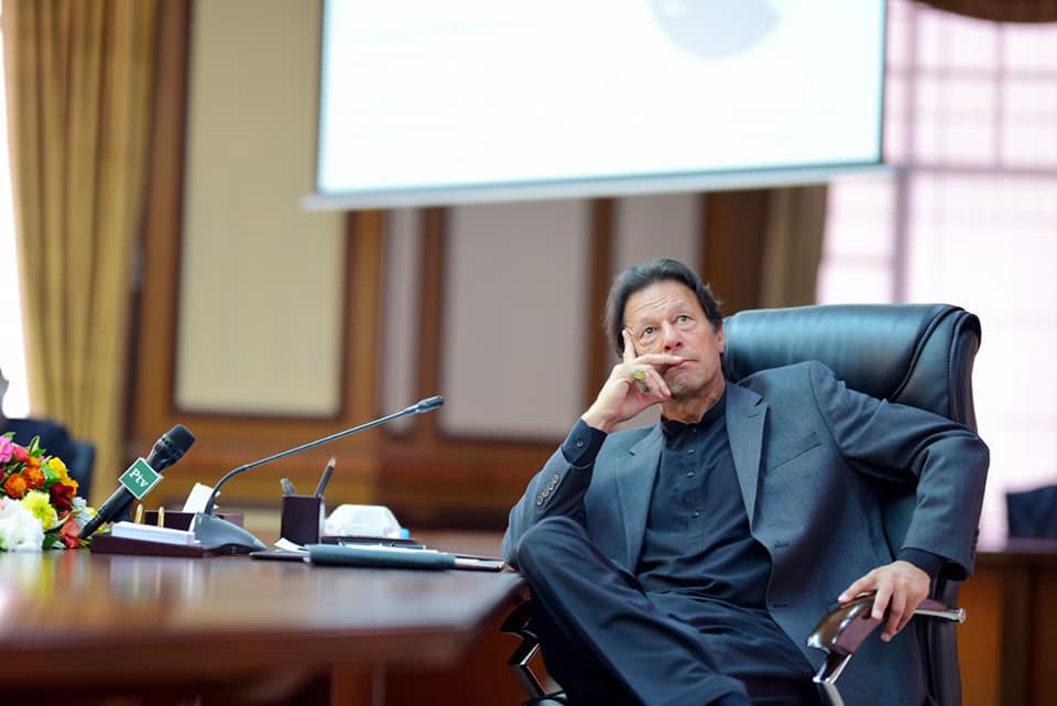 Prime Minister Imran Khan at PM Officer