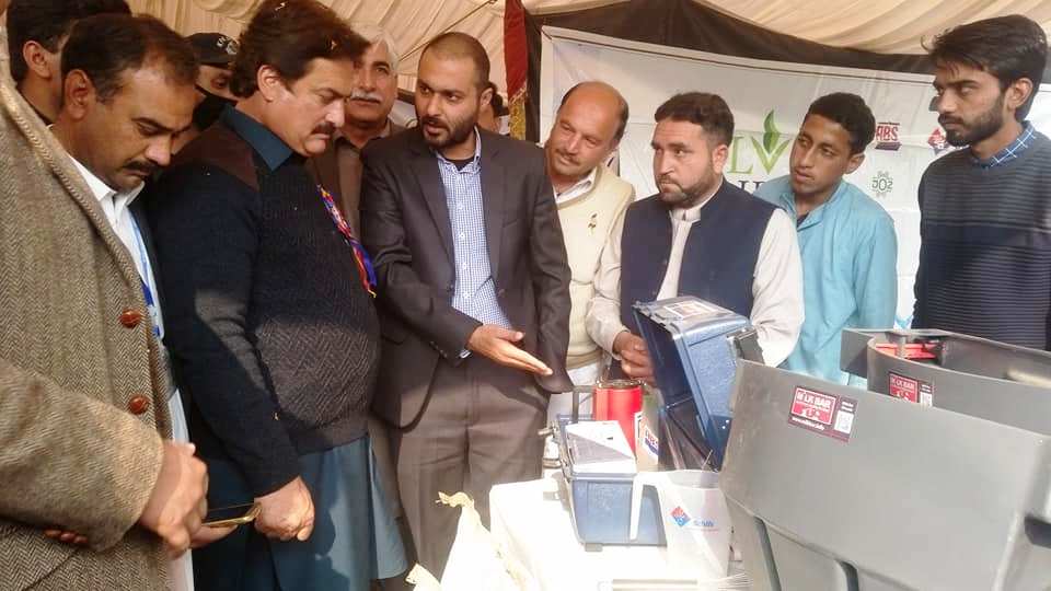 Minister Livestock in Expo in Peshawar
