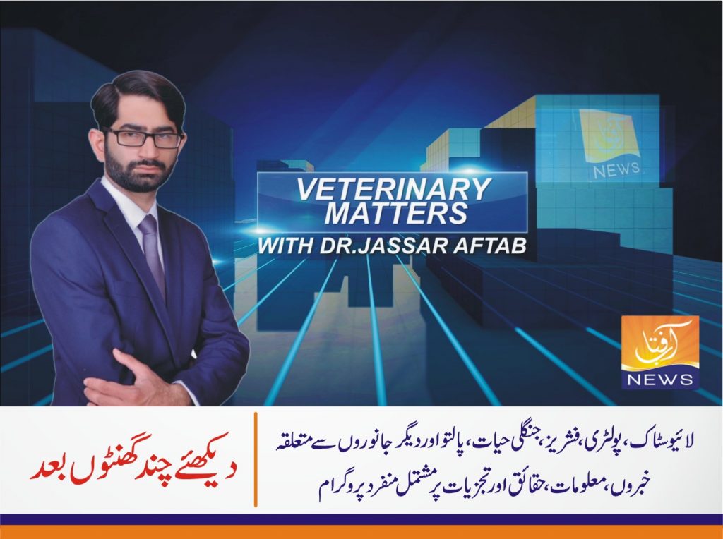 veterinary matters with Dr. Jassar Aftab