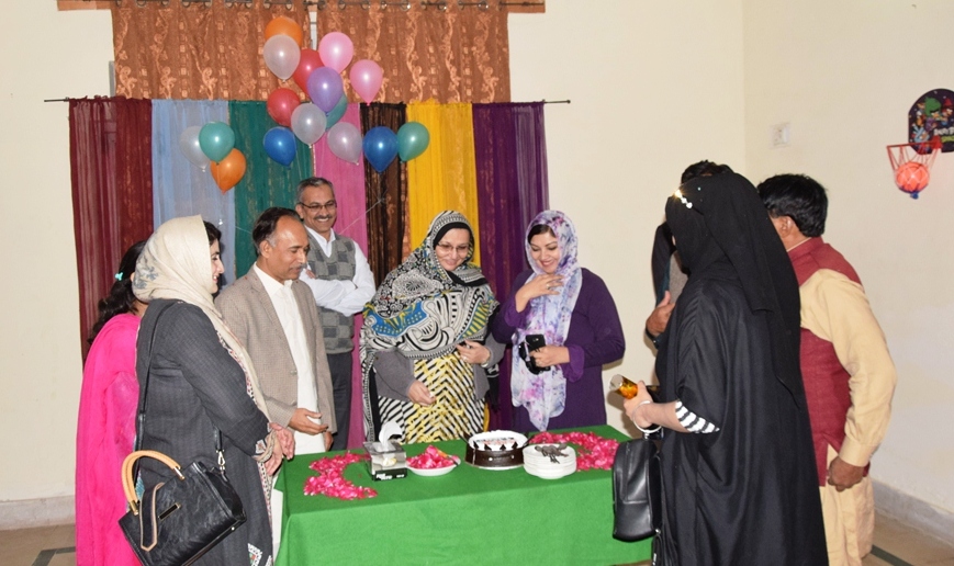 Ashfa Riaz Fatiana inaugurating day care centre