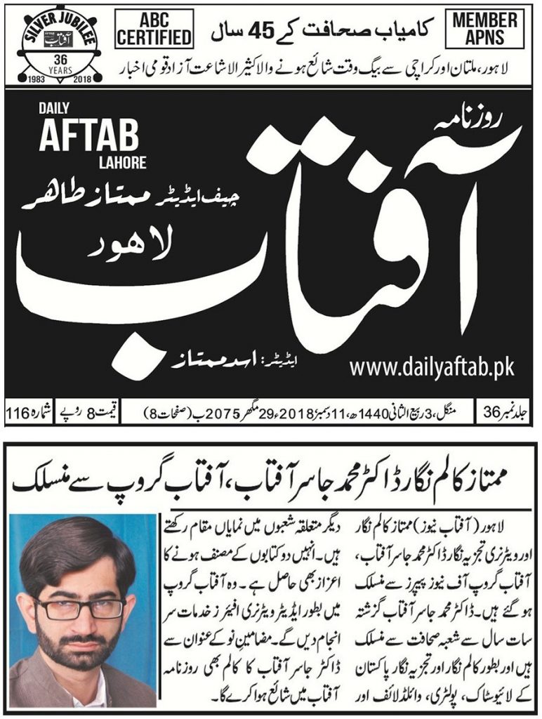 daily Aftab
