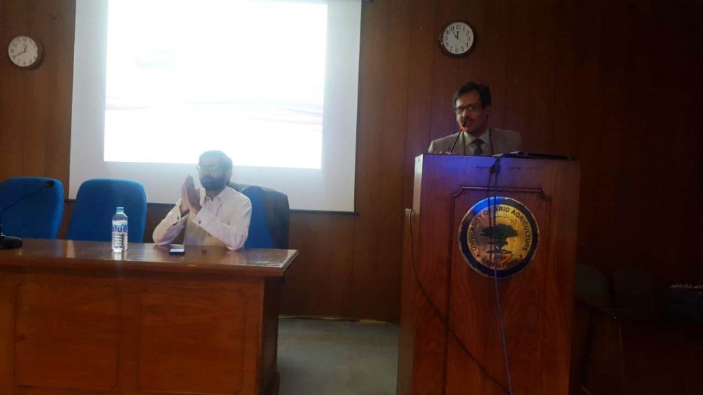Dr. Jassar Aftab at Arid University