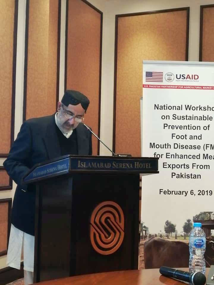 minister for national food security and research Sahibzada Mehboob Sultan 