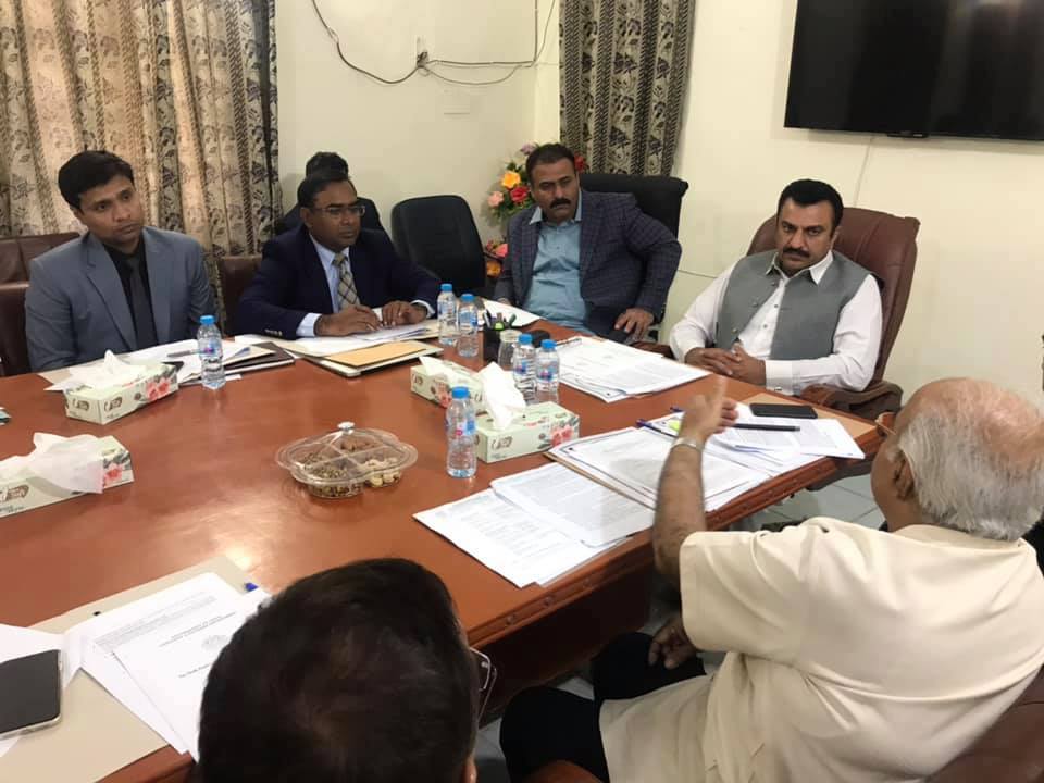 Minister Livestock in Sindh Poultry Board Meeting