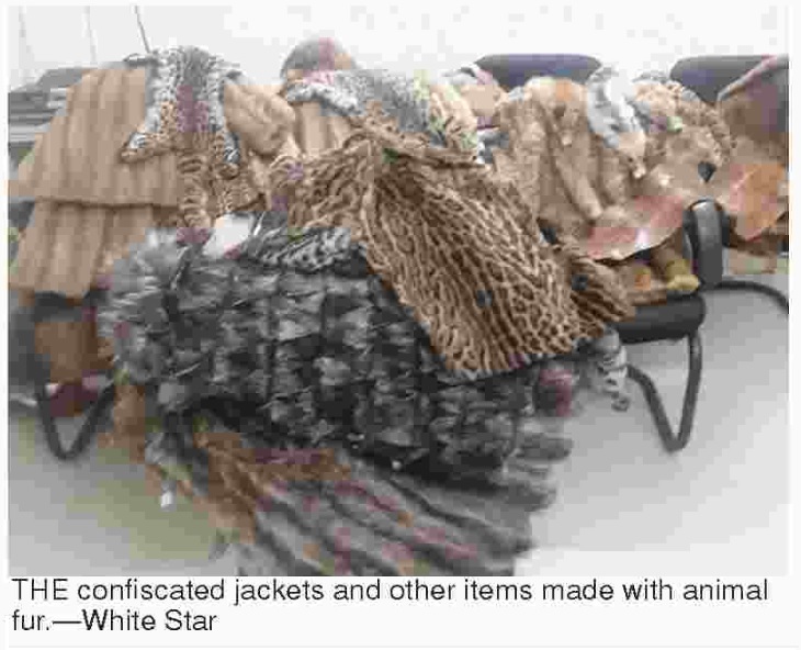 jackets of animal fur