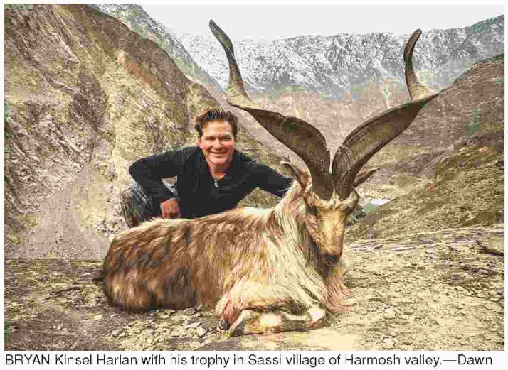 Markhor Hunting by US Citizen