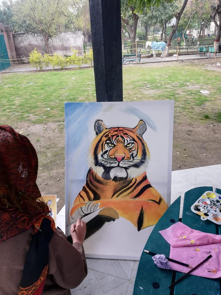 Zoo Painting by Zoo Artist