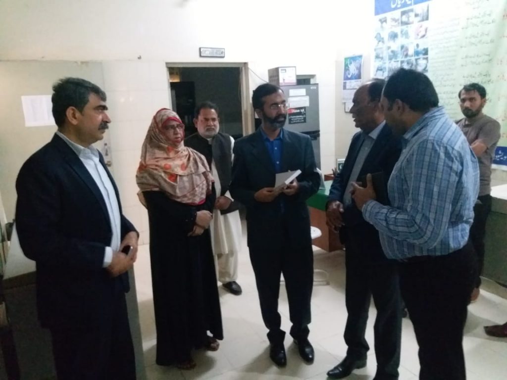 Visits of Secretary Livestock Ahsan Waheed