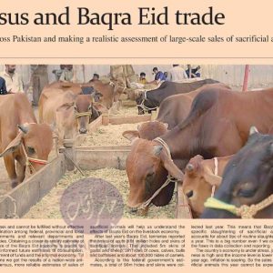 Importance of Livestock and Bakra Eid Trade
