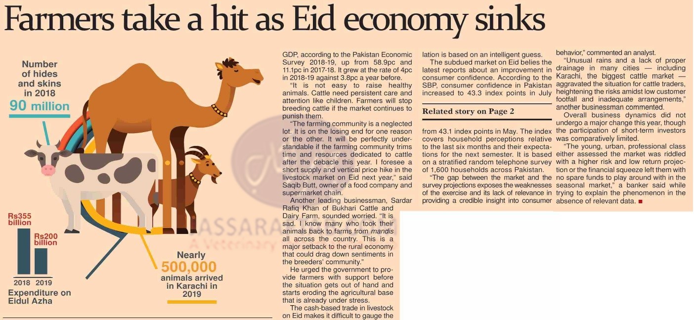 Farmers take hit as Eid economy sinks