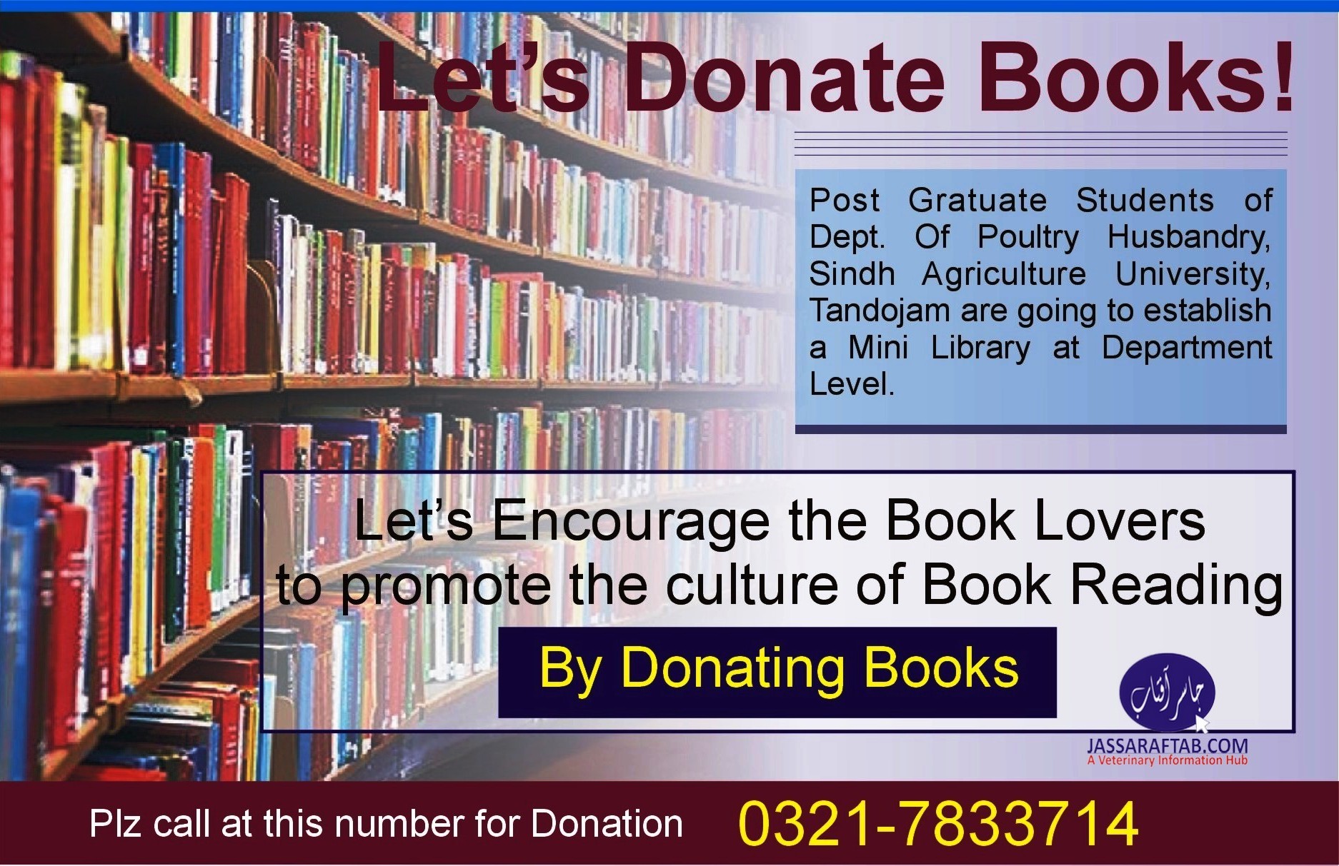 Veterinary Books Donation for Mini Library 