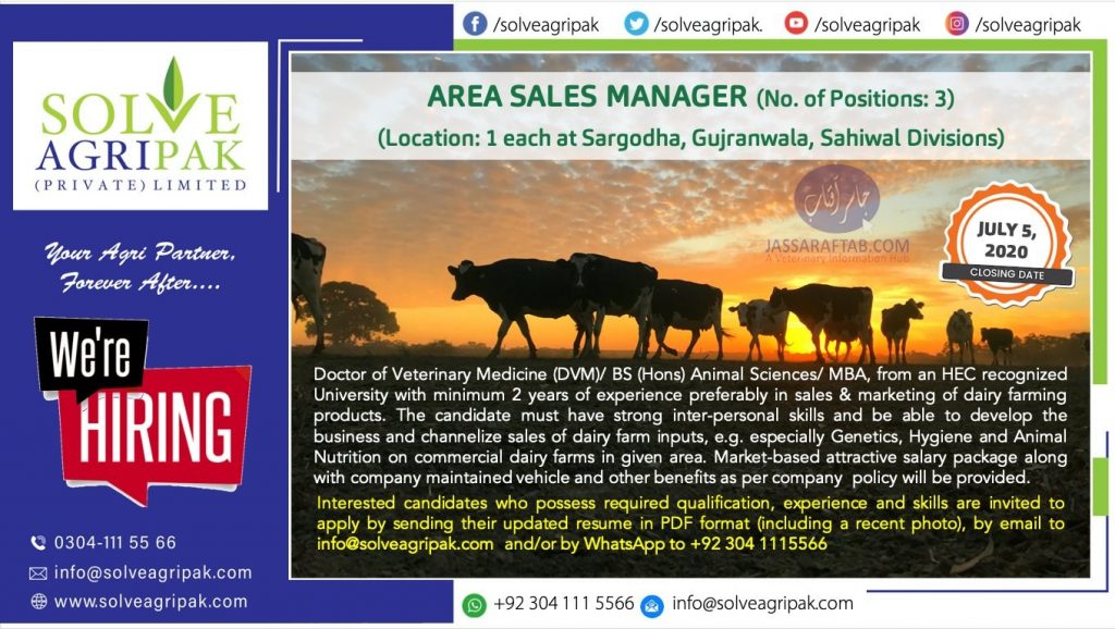 Job opportunities at Solve Agri Pak