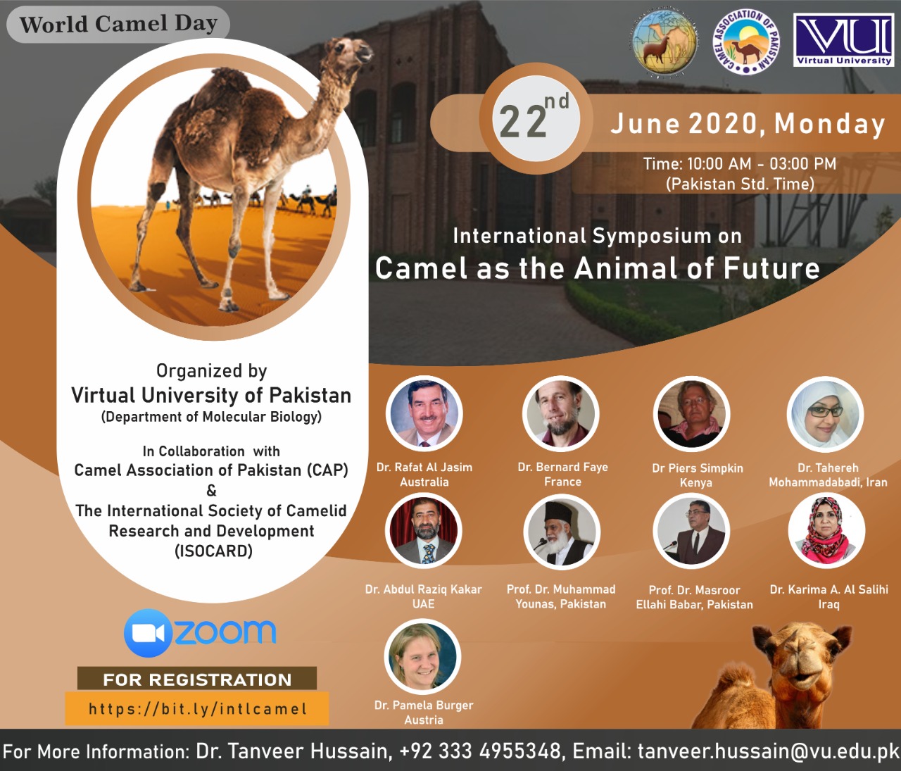 Symposium on World Camel Day to be held by VU