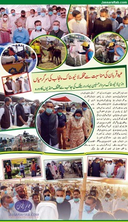 Activities of livestock department Punjab on Eid ul Adha