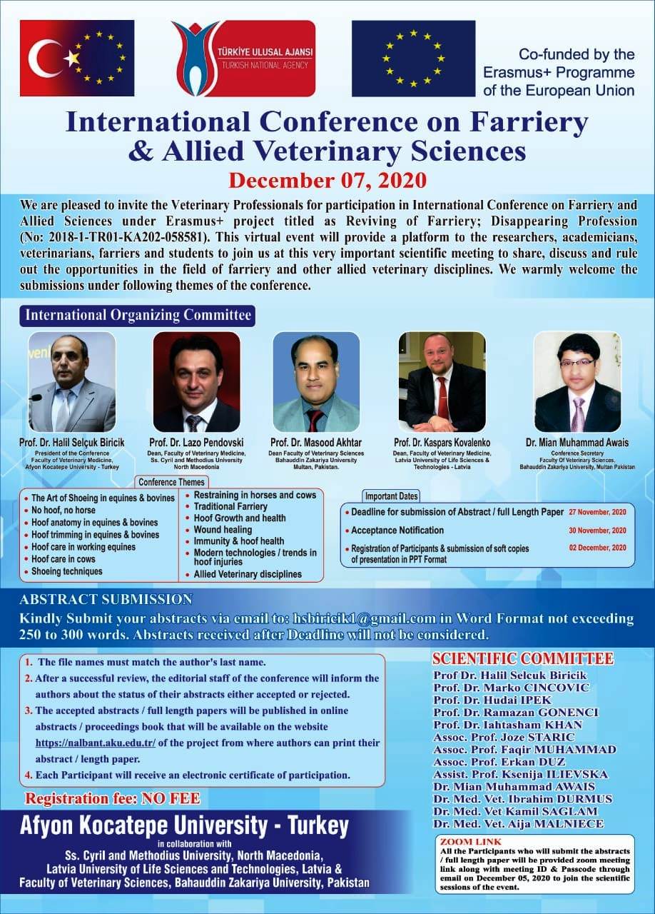 Conference on Farriery & Allied Veterinary Sciences
