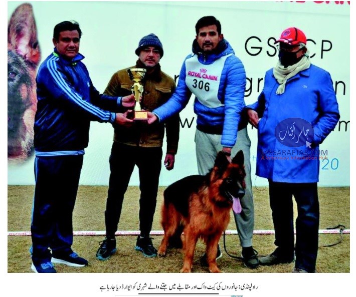 Dog show organised by German Shepherd Dog Club Pakistan