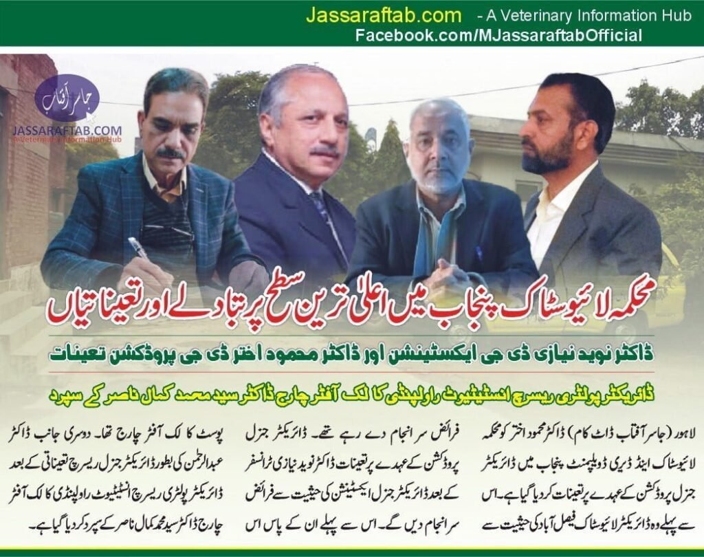 Transfers and postings in L&DD Punjab