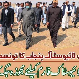 Secretary Livestock Punjab visited Taunsa Sharif