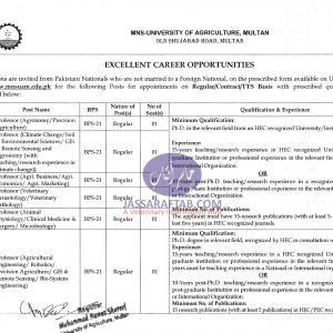 Veterinary Jobs in Multan