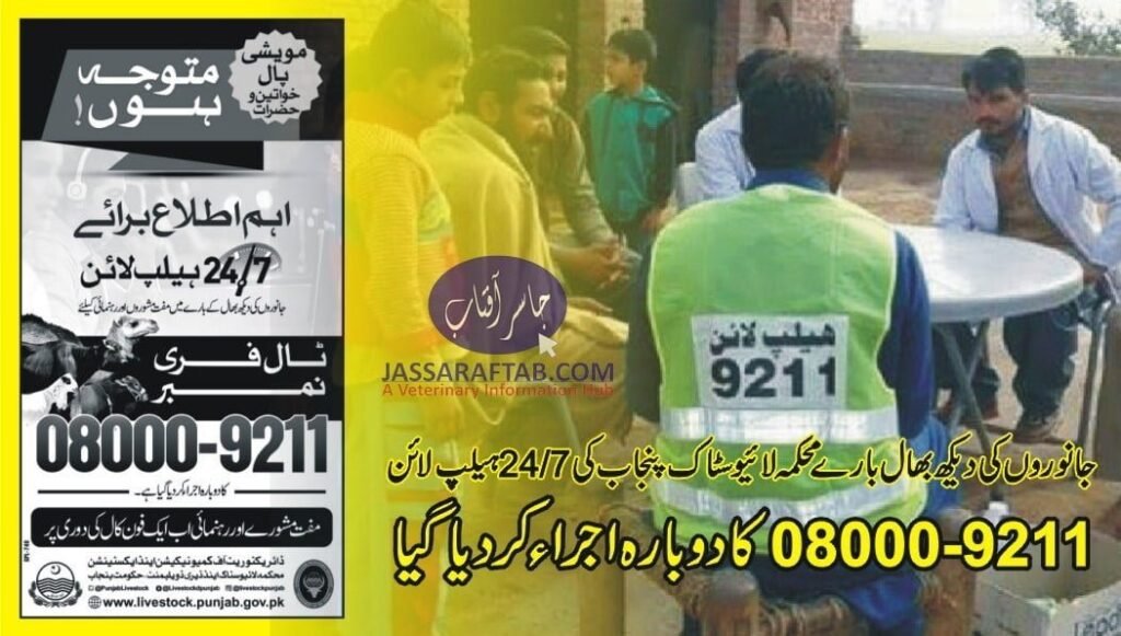 9211 livestock helpline