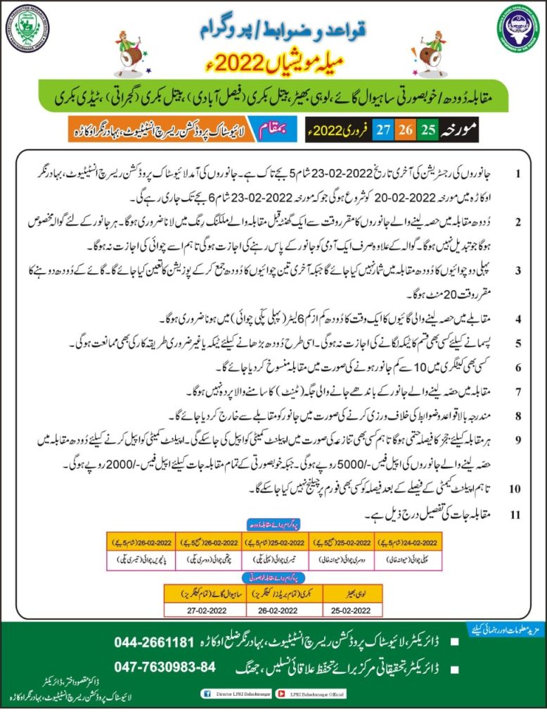 Sahiwal cow competition 