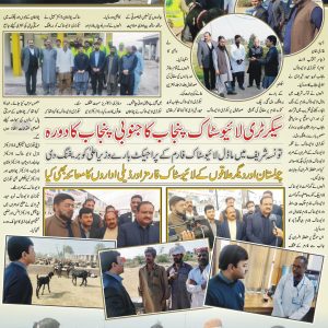Naveed Haider Sherazi visited South Punjab
