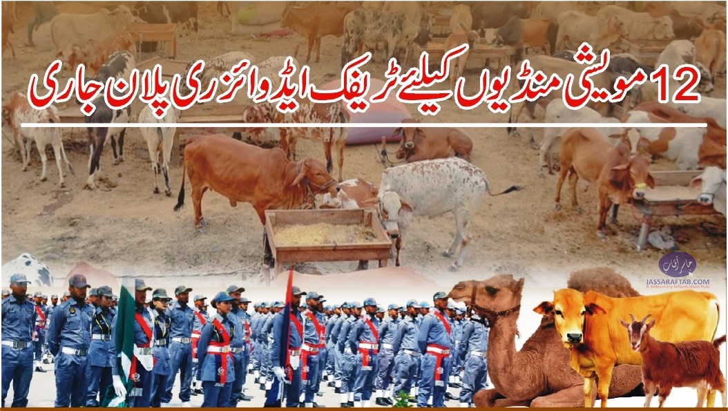 Traffic plan for cattle markets of Lahore