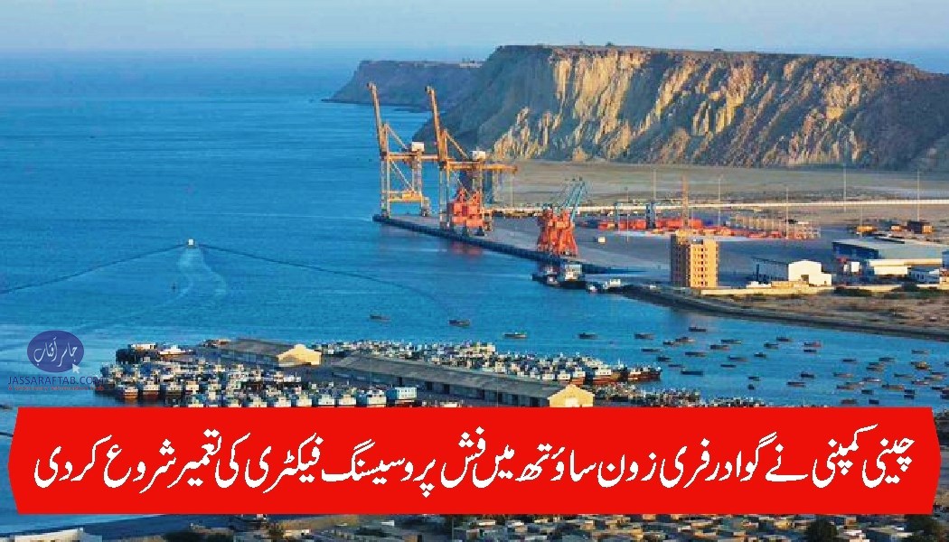 Construction of Fish Processing Factory in Gwadar begins