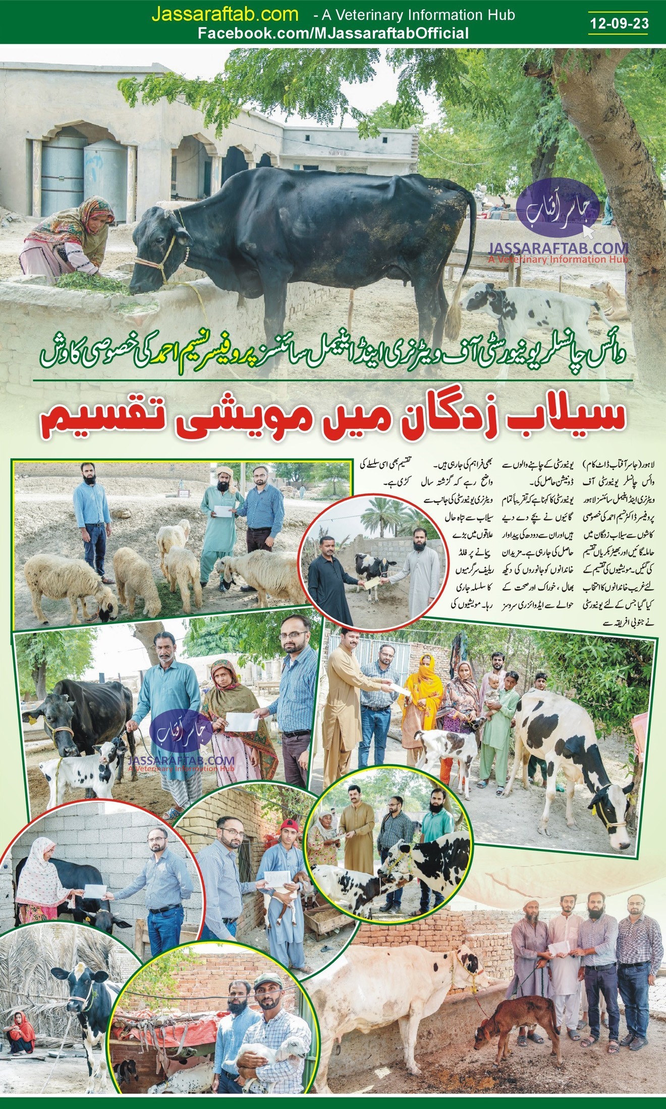 Animal Distribution in Flood Affected Areas