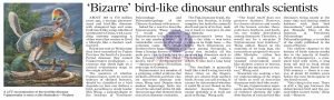 Paleontologists found Bizarre bird-like dinosaur