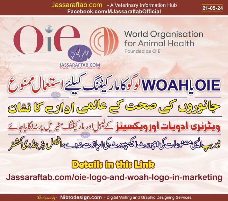 World Organization for Animal Health Logo in Marketing