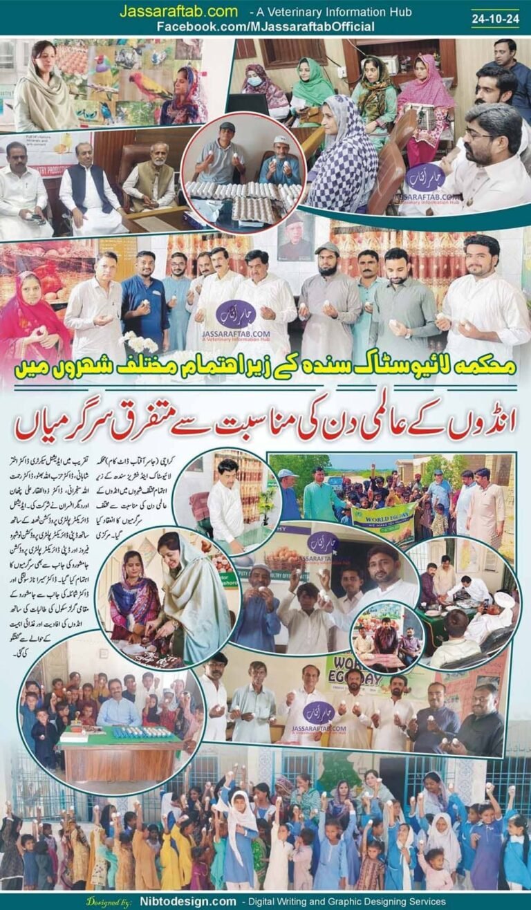 World Egg Day Celebrated by Livestock Department Sindh