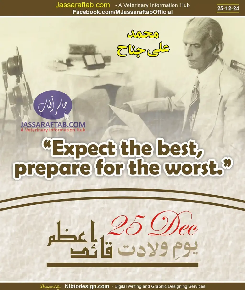 Expect the best prepare for the worst - Quaid Azam Day