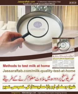 Milk Adulteration Tests - Test Milk at Home