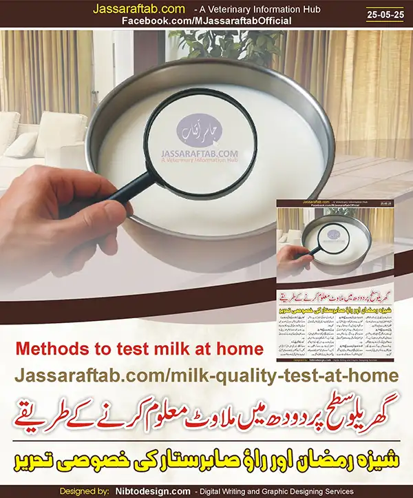 Methods for Milk Adulteration Tests - Test Milk at Home | A Veterinary Information Hub Milk Adulteration Tests - Test Milk at Home