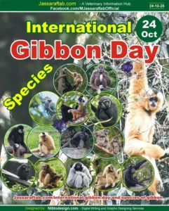 International Gibbon day, Gibbon Conservation, Lesser apes, forest singers, Species of Gibbon and the Gibbon reahabilitation projects, gibbons
