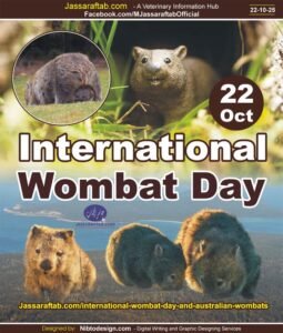 International Wombat Day and Wombat Conservation Australian Wombats Burrowing Marsupials, Common wombat, Northern Hairy-nosed Wombat
