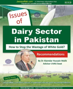 Issues of Dairy Sector in Pakistan and Recommendations